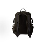 PRADA Re-Nylon Speedrock enamel metal triangular logo zipper openable backpack men\'s military green